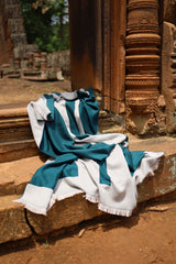 Reisedecke im Tempel Banteay Srei