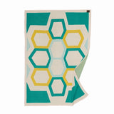 SAMPLE SALE: Gestrickte Wolldecke "Watery Shell"